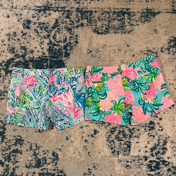 Lilly Pulitzer Knit Shorts NWT Size 4 Lot Set of 2 - Picture 3 of 8